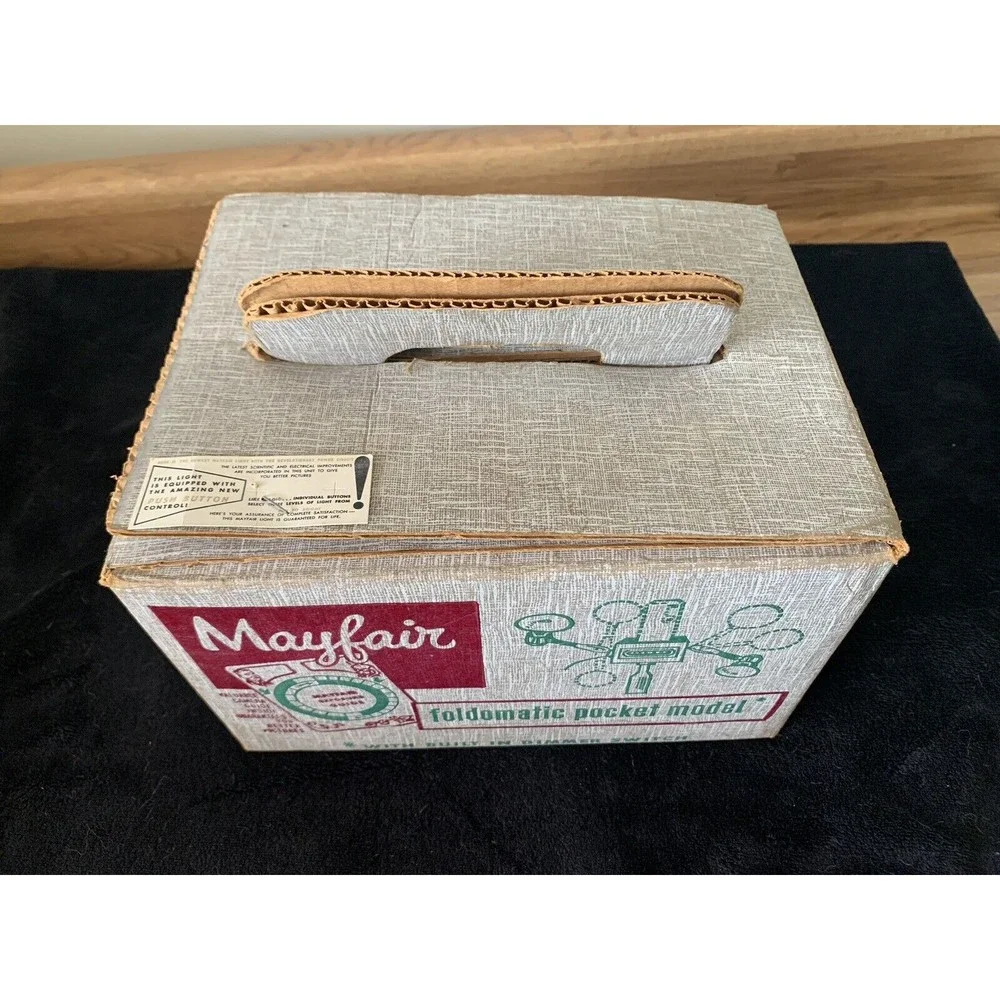 Rare 1950s MAYFAIR Foldomatic Pocket Model w/Built-in Dimmer Switches & Exp Calc